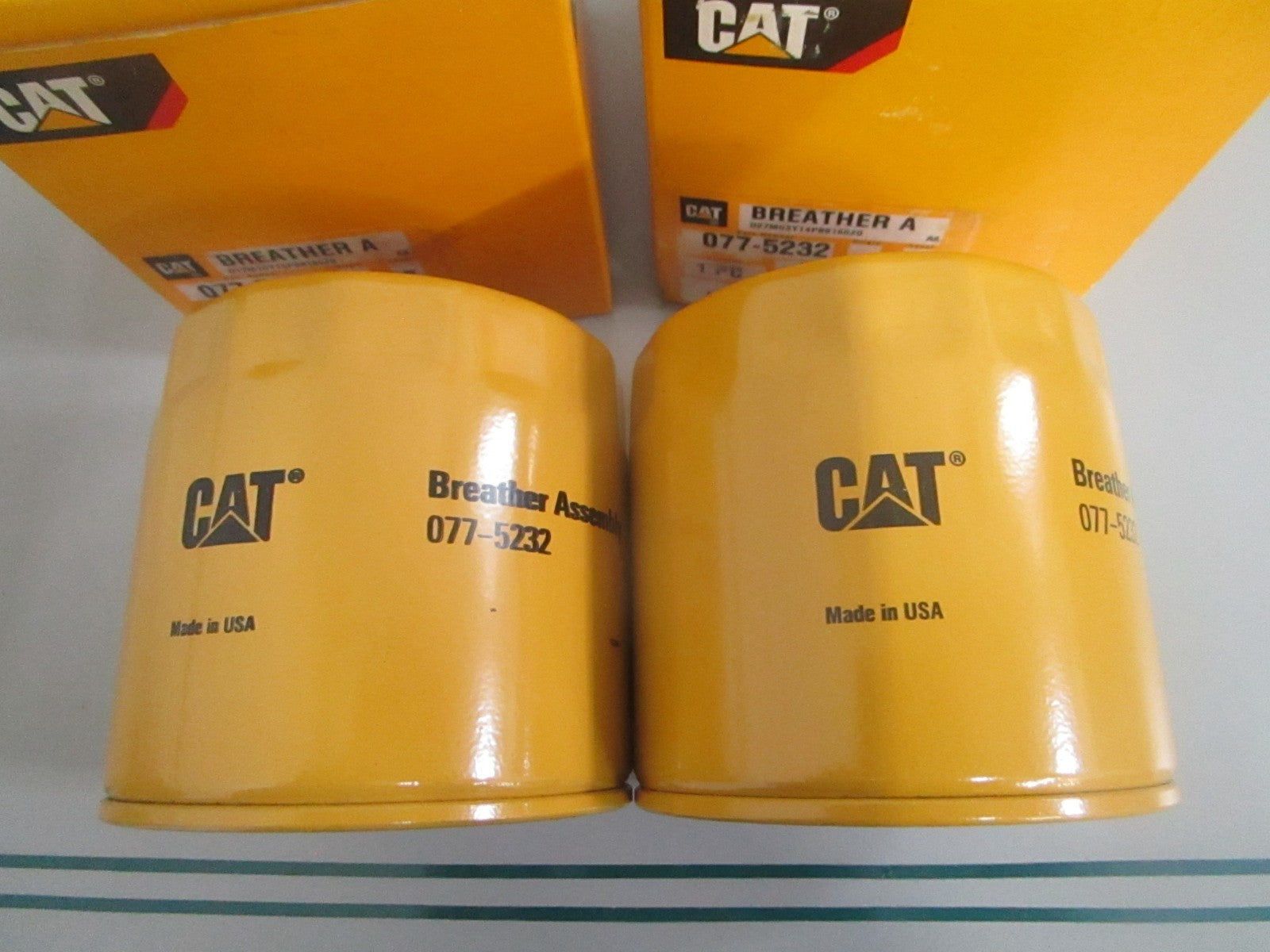 Caterpillar 077-5232 Hydraulic Breather Filter Element LOT OF 2 NEW OEM 0820