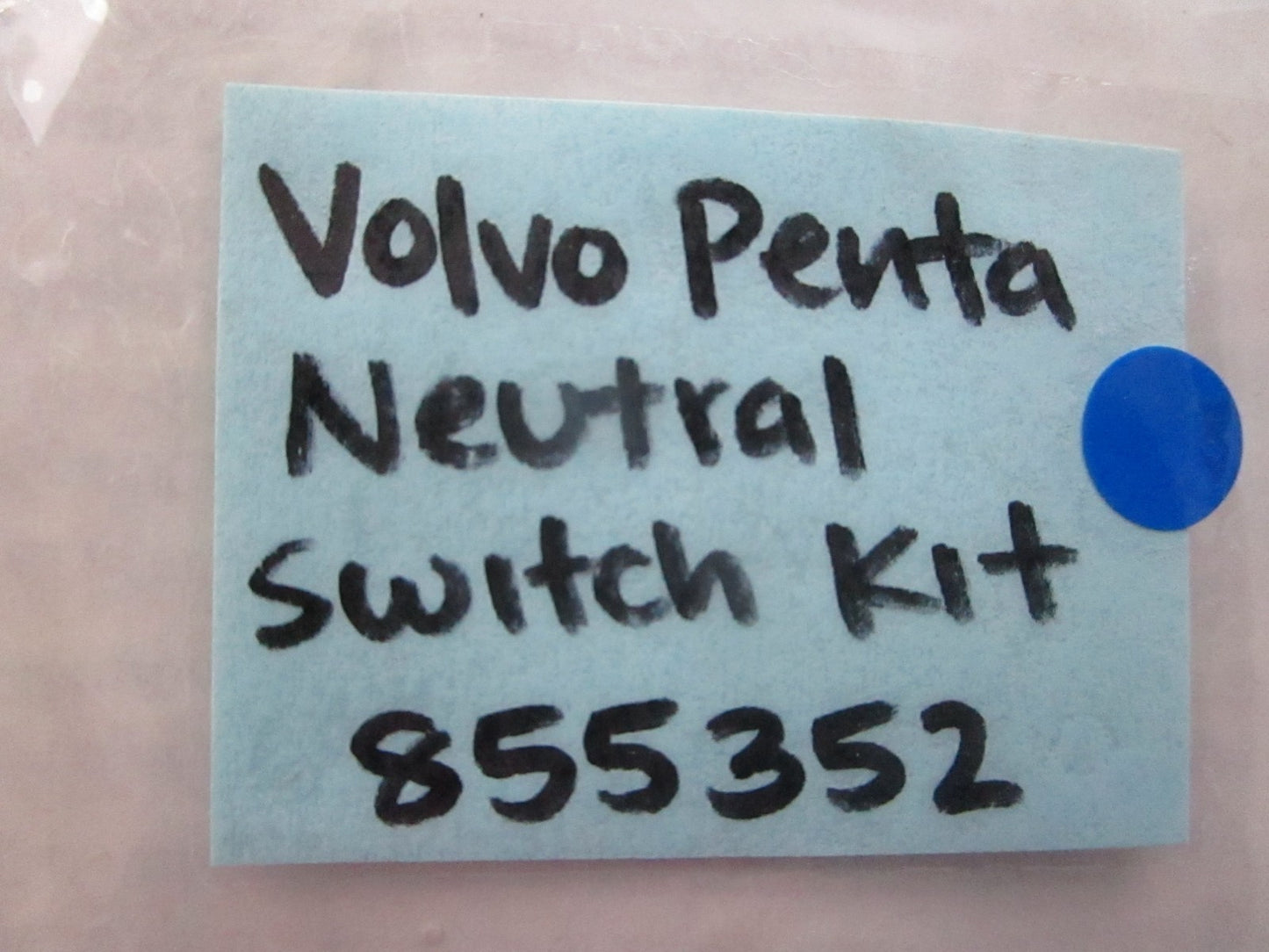 *NEW OEM* 0810 Volvo Penta Neutral Switch Kit 855352