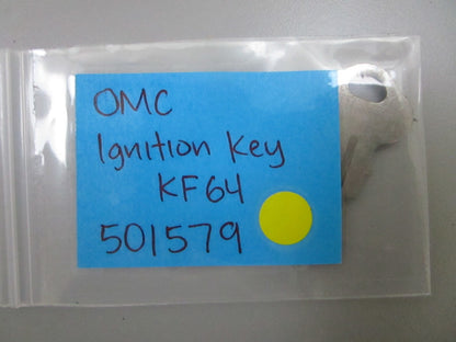 *NEW OEM* 0810 OMC Johnson Evinrude Ignition Key KF64 501579 0501579