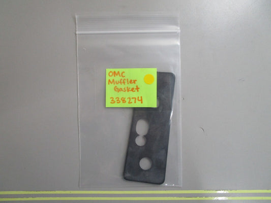 *NEW OEM* 0810 OMC Johnson Evinrude Muffler Gasket 338274 0338274