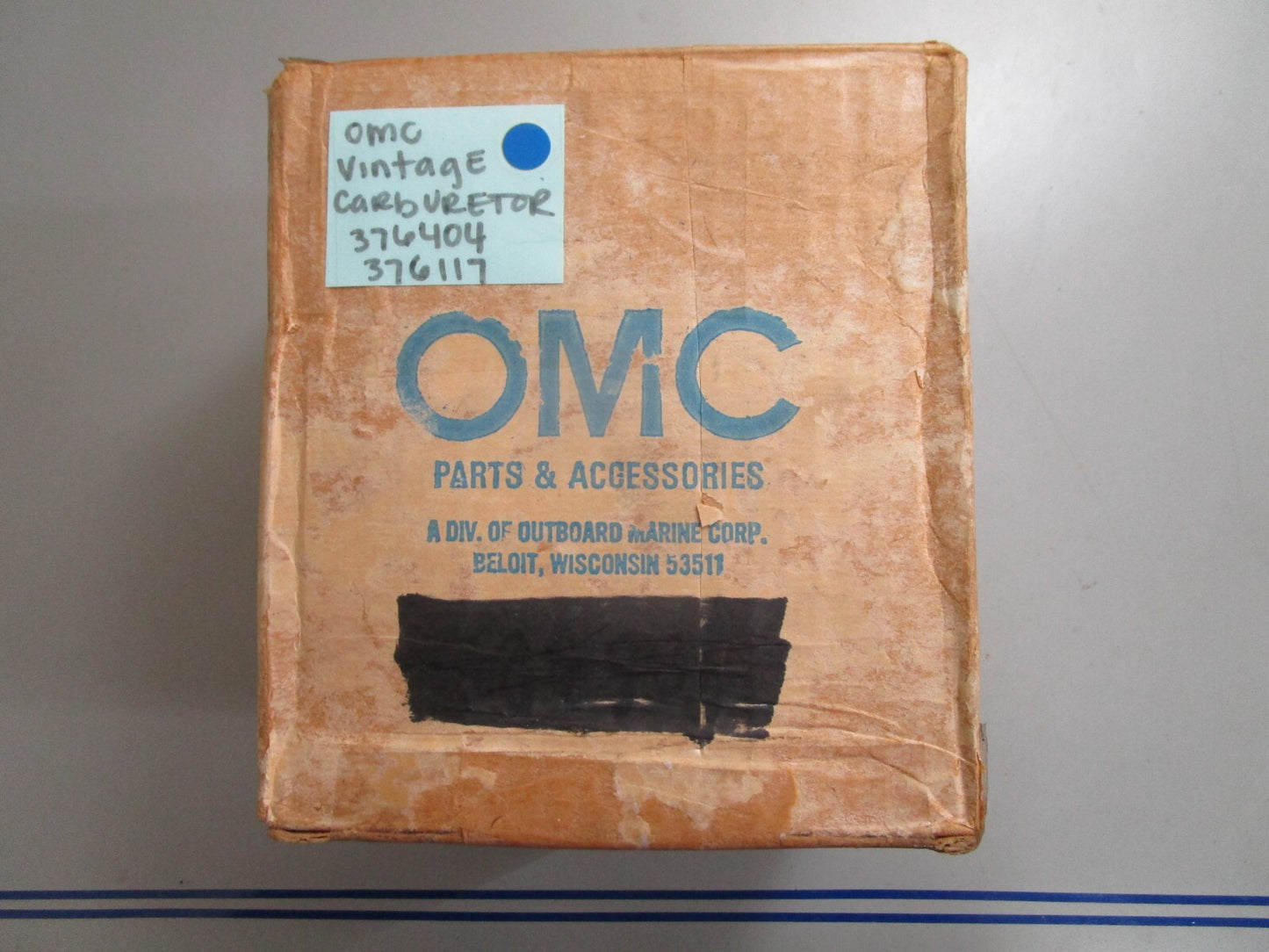 *NEW OEM* 0810 OMC Johnson Evinrude Vintage Carburetor 376404 376117