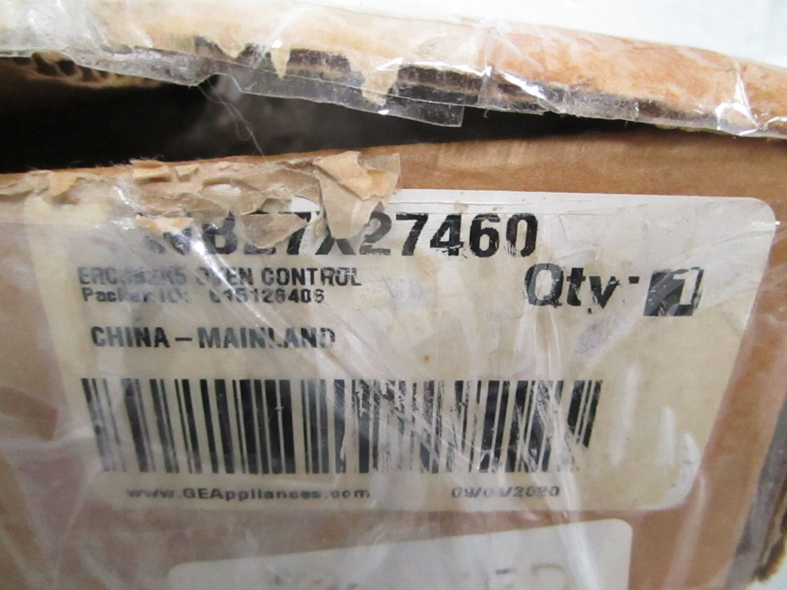 NEW OEM WB27X27460 GE Oven Control Board 0820