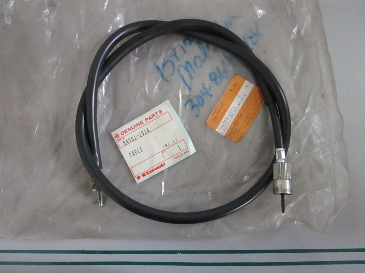 Kawasaki NEW OEM Speedometer Cable 54001-1014 KLR KZ NOS Genuine Part 0820
