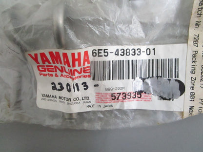 NEW OEM 6E5-43833-01-00 Yamaha Pipe 0820