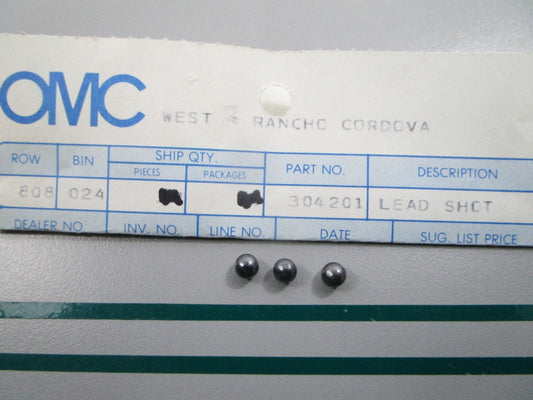 NEW OEM (LOT OF 3) 304201 0304201 OMC Johnson Evinrude Lead Shot 0810