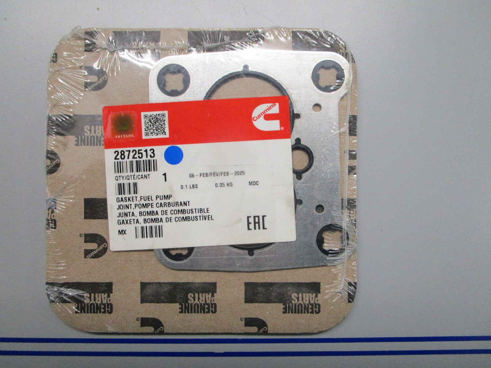 *NEW OEM* 0810 Cummins Fuel Pump Gasket 2872513