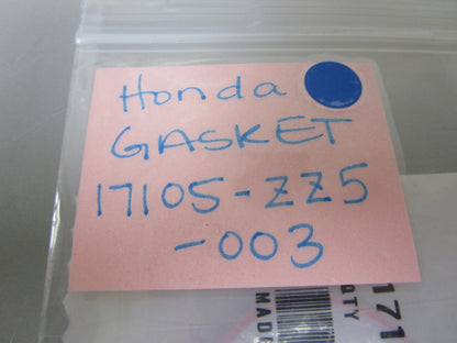 *NEW OEM* 0720 Honda Gasket 17105-ZZ5-003