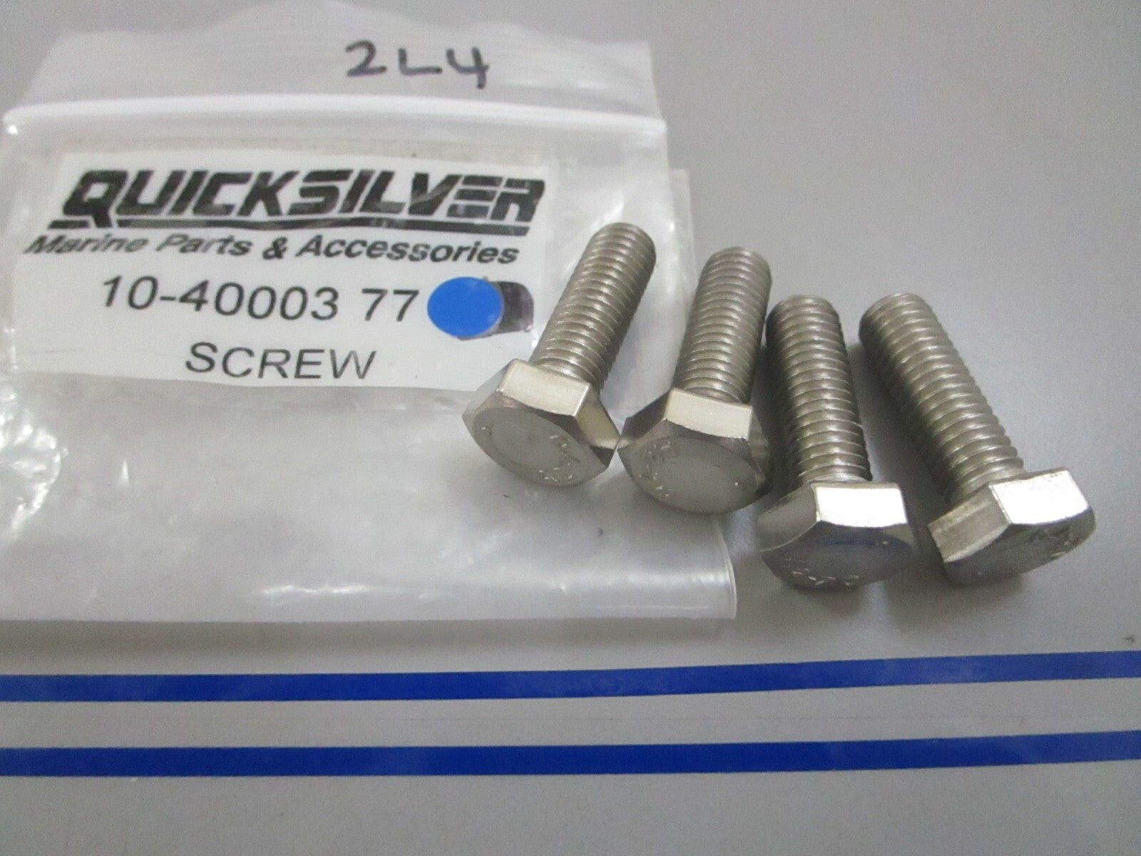 *NEW OEM* (LOT OF 4) 0770 Mercury Quicksilver Screw 10-4000377