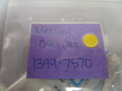 *NEW OEM* 0810 Mercury Quicksilver .040 Jet 1399-7570