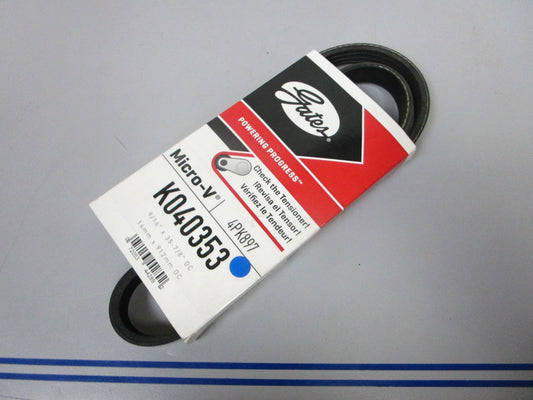 NEW K040353 Gates Micro-V 9/16" x 35 ⅞" Serpentine Belt 0720