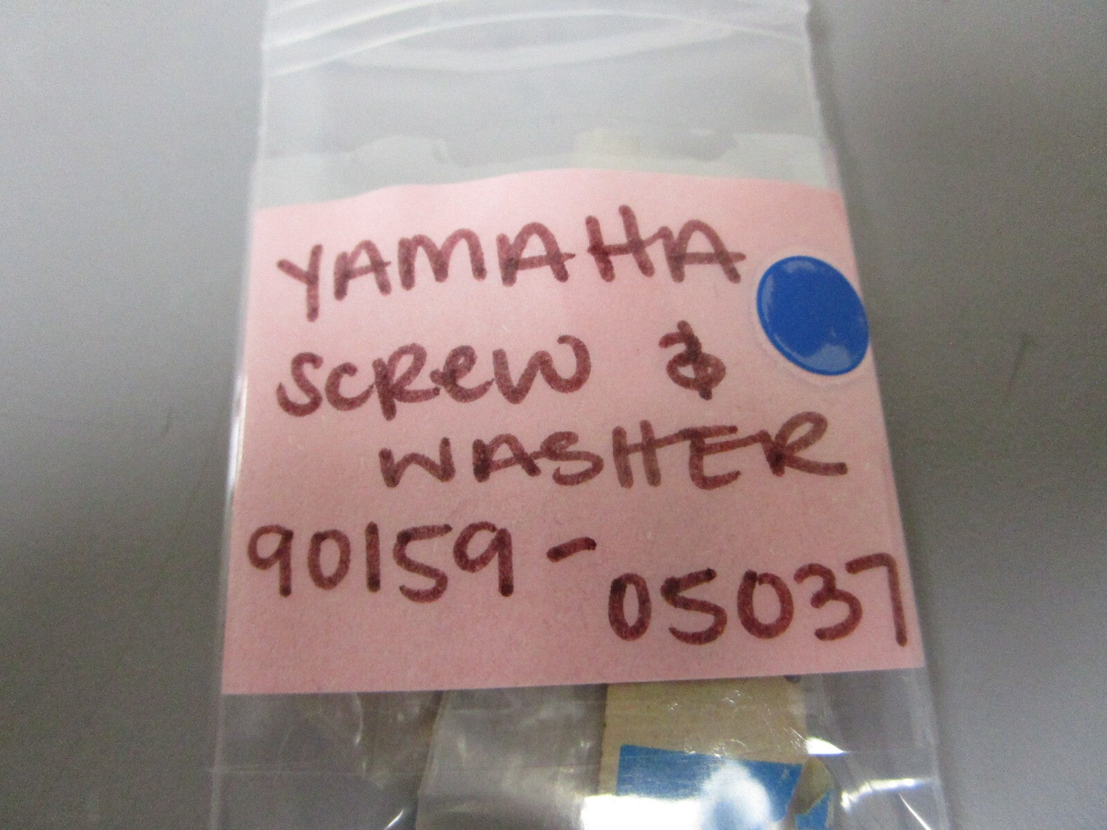 *NEW OEM* (LOT OF 5) 0810 Yamaha Screw & Washer 90159-05037