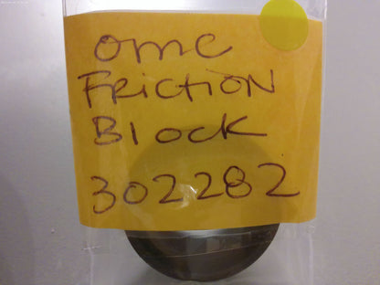 *NEW OEM* 0810 OMC Johnson Evinrude Friction Block 302282 0302282