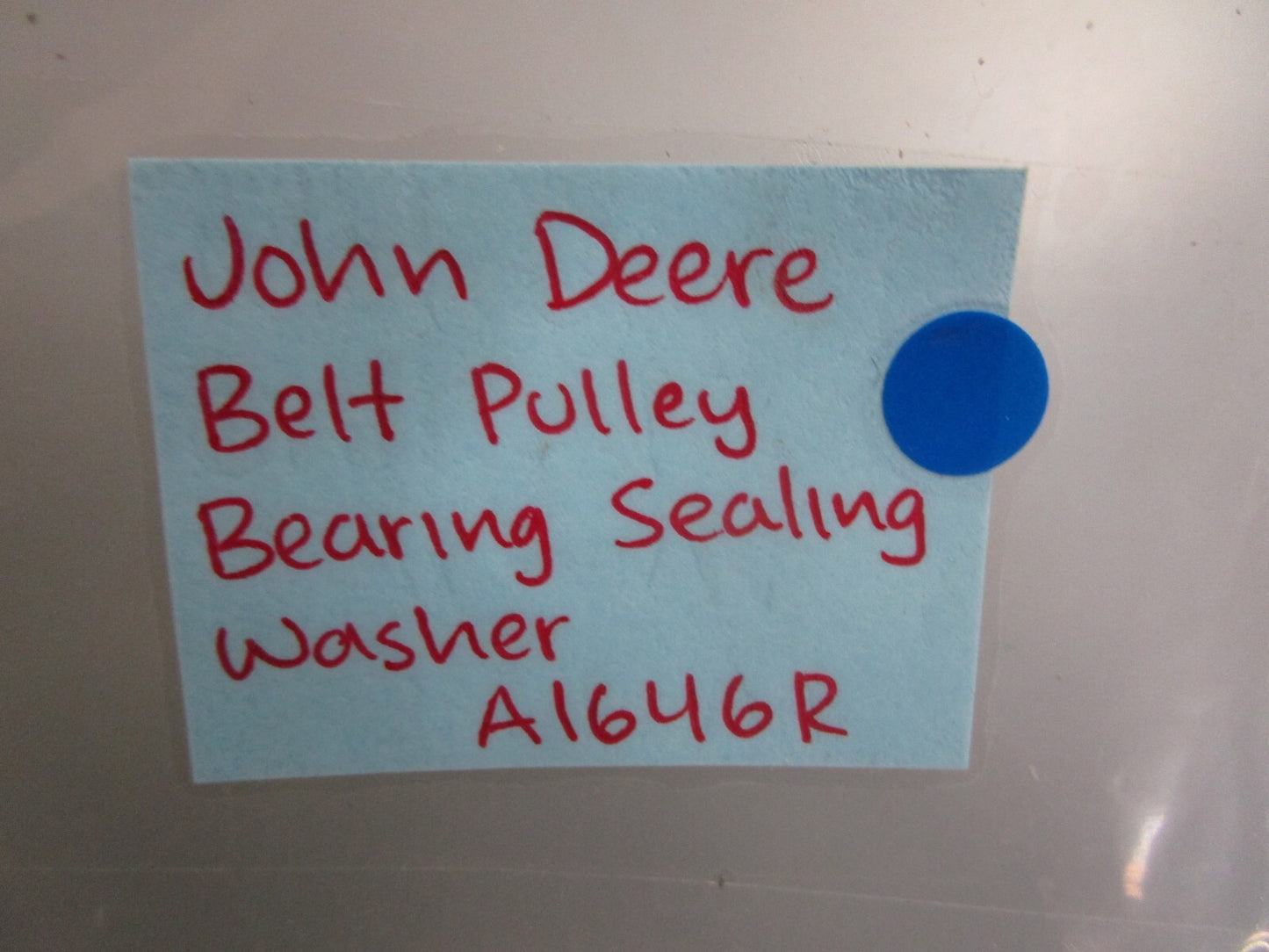 *NEW OEM* 0820 John Deere Belt Pulley Bearing Sealing Washer A1646R