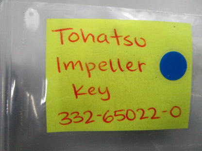 NEW OEM 332-65022-0 332650220 Tohatsu Impeller Key 0810