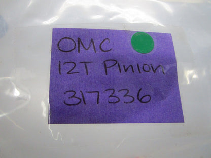 NEW OEM 317336 0317336 OMC Johnson Evinrude 12T Pinion 0810