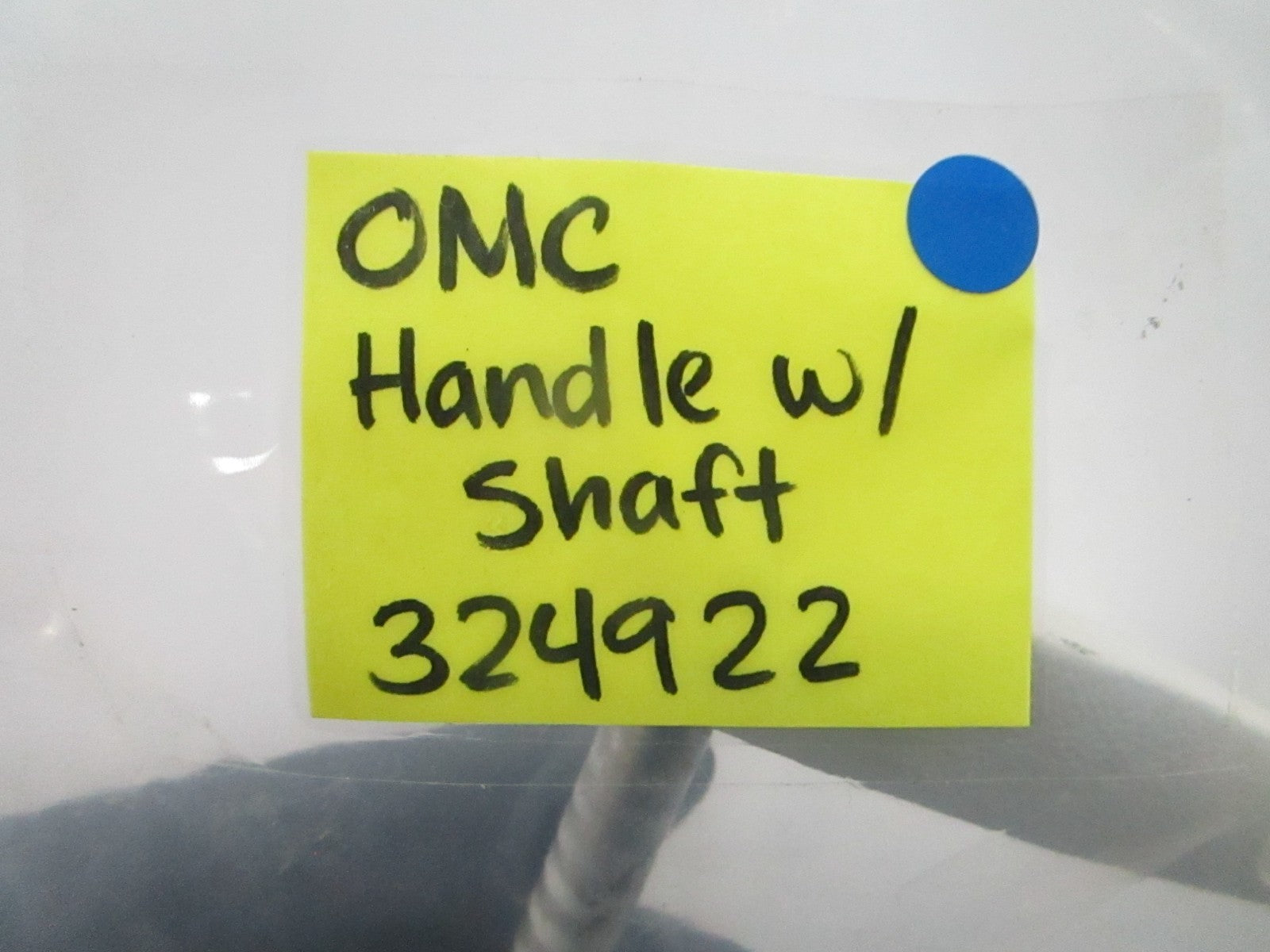 *NEW OEM* 0810 OMC Johnson Evinrude Handle w/ Shaft 324922 0324922