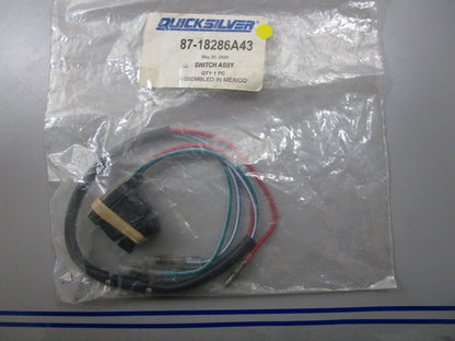 *NEW OEM* 0810 Mercury Quicksilver Trim Tilt Switch 87-18286A43