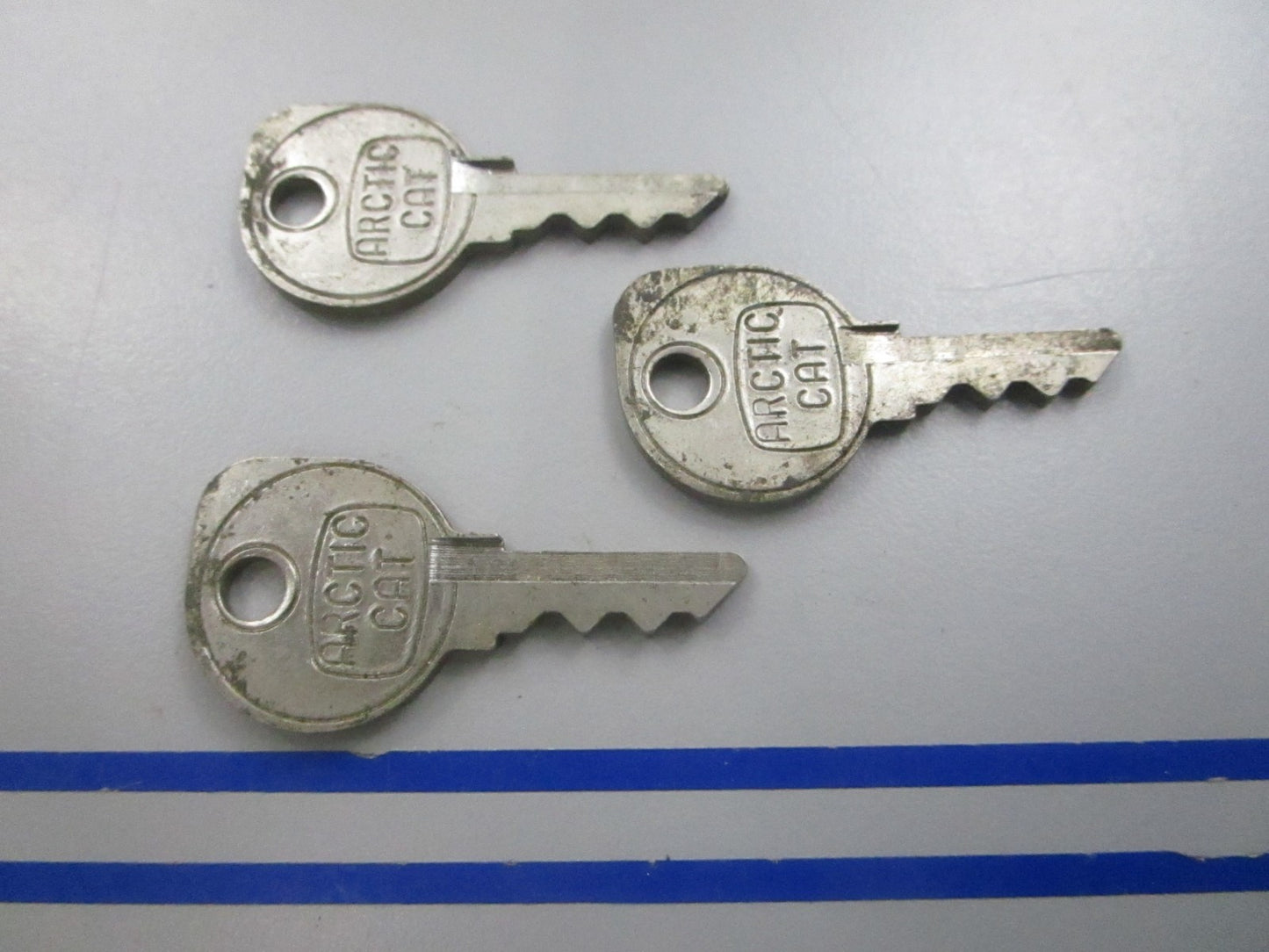 NEW OEM (LOT OF 3) 0109-356 Arctic Cat Ignition Key E 0810
