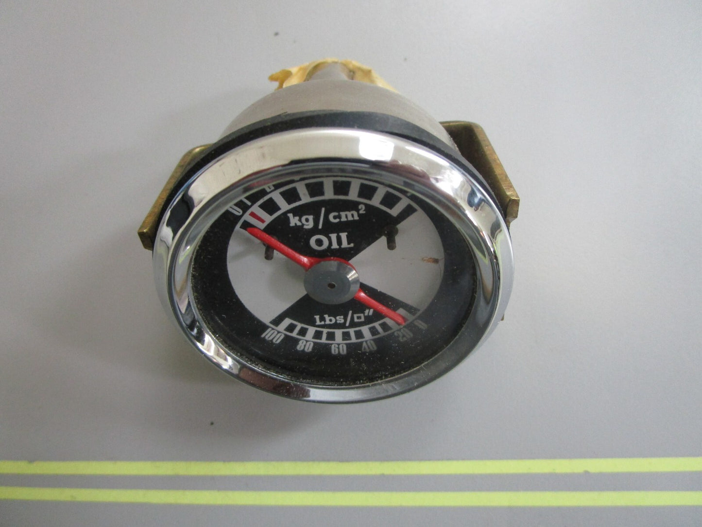 *NEW OEM* 0820 Volvo Penta Engine Oil Pressure Gauge 100 PSI 808171
