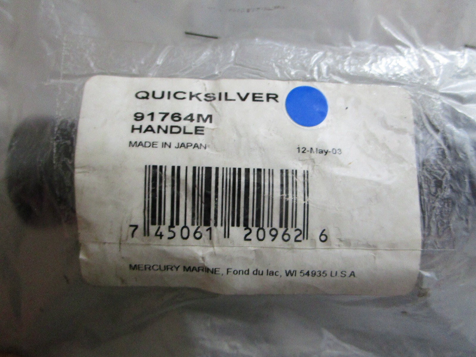 *NEW OEM* 0810 Mercury Quicksilver Handle 91764M