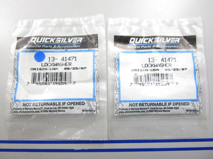 *NEW OEM* (LOT OF 2) 0810 Mercury Quicksilver Lockwasher 13-41471