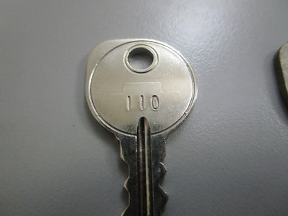 *NEW OEM* (LOT OF 2) 0810 Mercury Quicksilver Key (110) 30431110