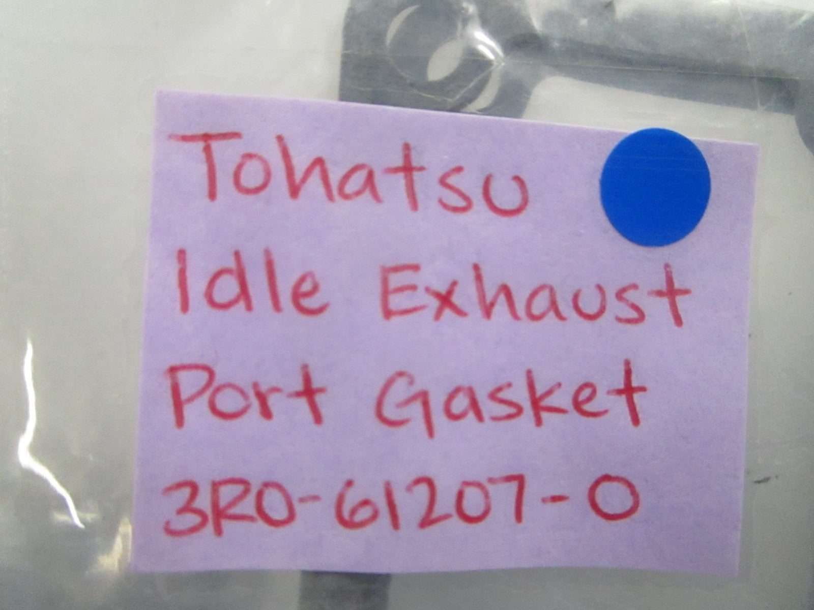 *NEW OEM* (LOT OF 2) 0810 Tohatsu Idle Exhaust Port Gasket 3R0-61207-0 3R0612070