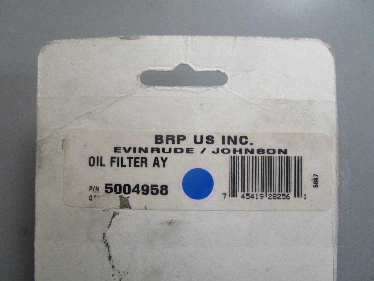 *NEW OEM* 0810 OMC Johnson Evinrude Oil Filter Assembly 5004958