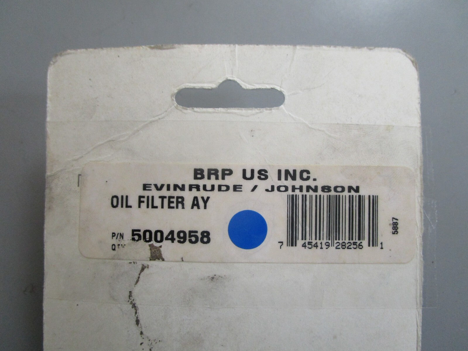 *NEW OEM* 0810 OMC Johnson Evinrude Oil Filter Assembly 5004958