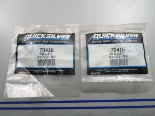 *NEW OEM* (LOT OF 2) 0810 Mercury Quicksilver Pulley 78416