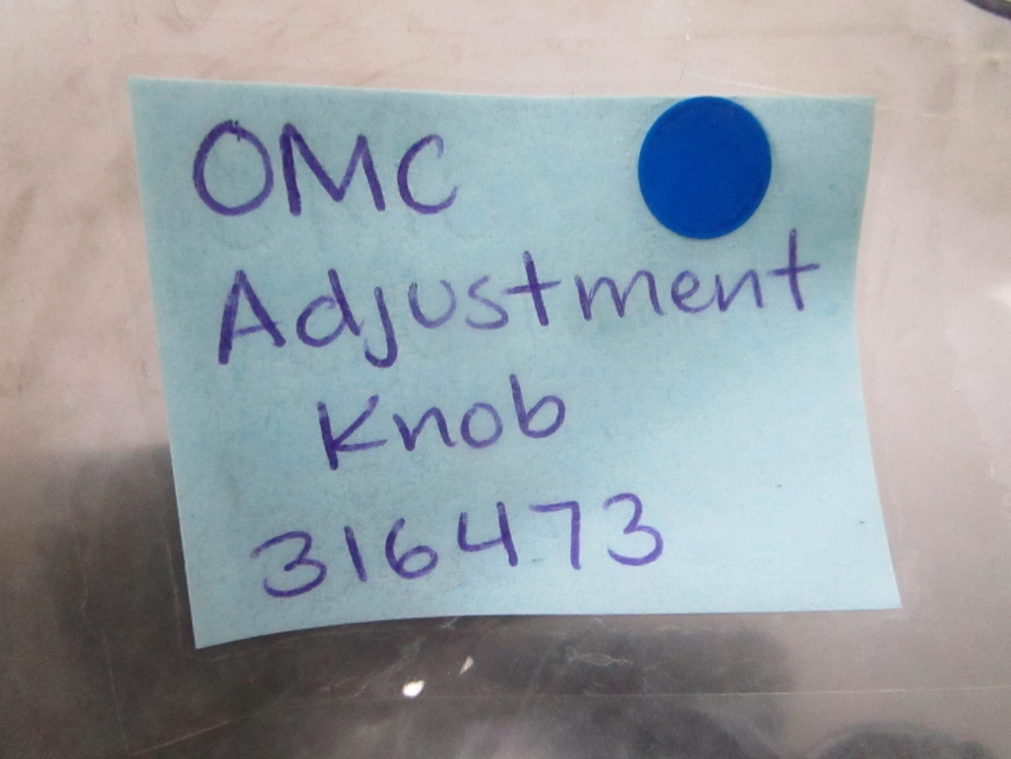 *NEW OEM* 0810 OMC Johnson Evinrude Adjustment Knob 316473 0316473