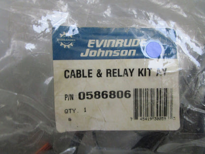 *NEW OEM* 0770 OMC Johnson Evinrude Cable & Relay Kit Assembly 0586806