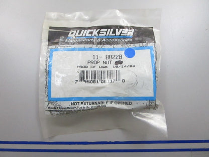 *NEW OEM* 0810 Mercury Quicksilver Prop Nut 11-88228