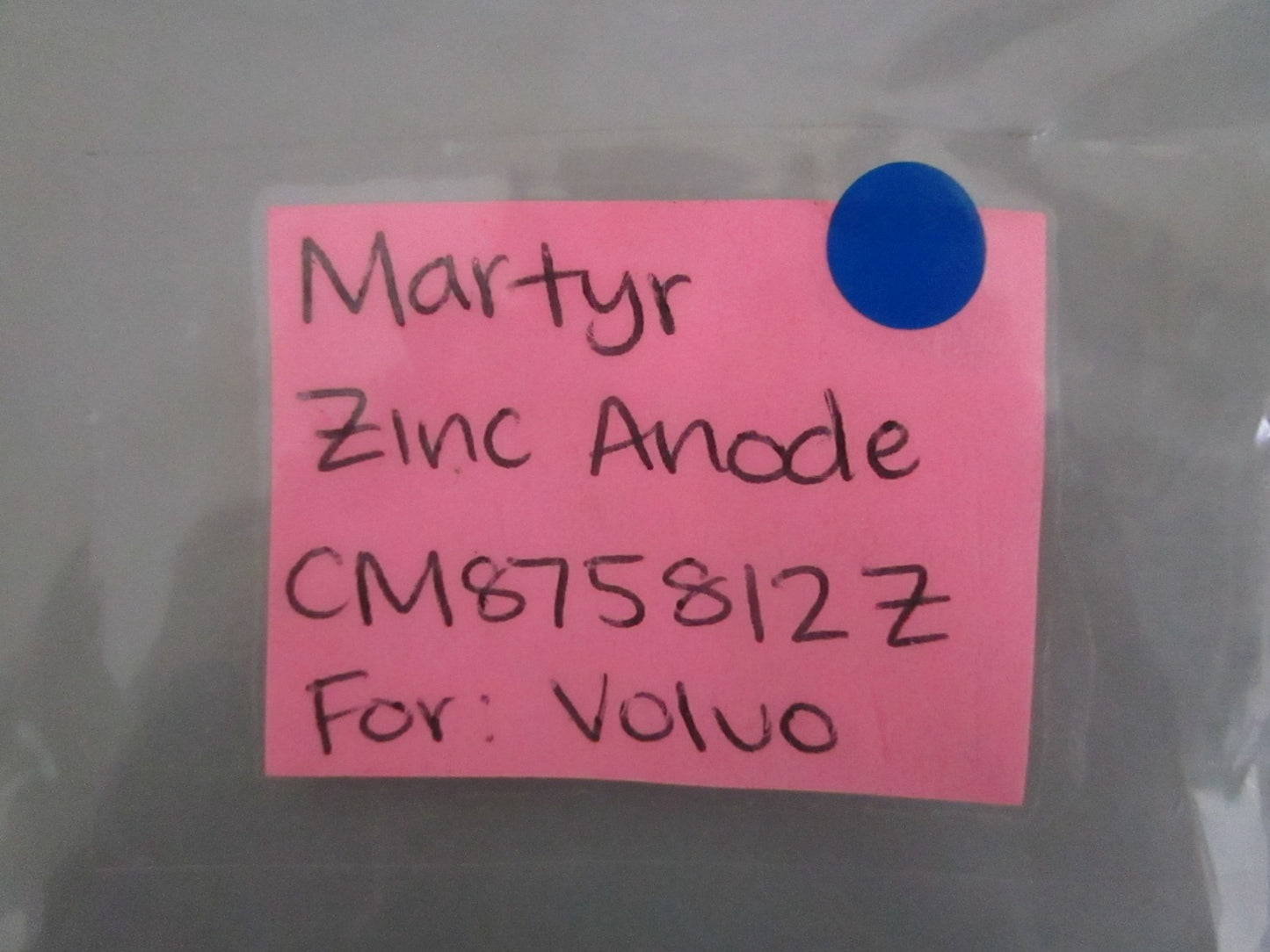 NEW CM875812Z Martyr Anode For: Volvo 0820
