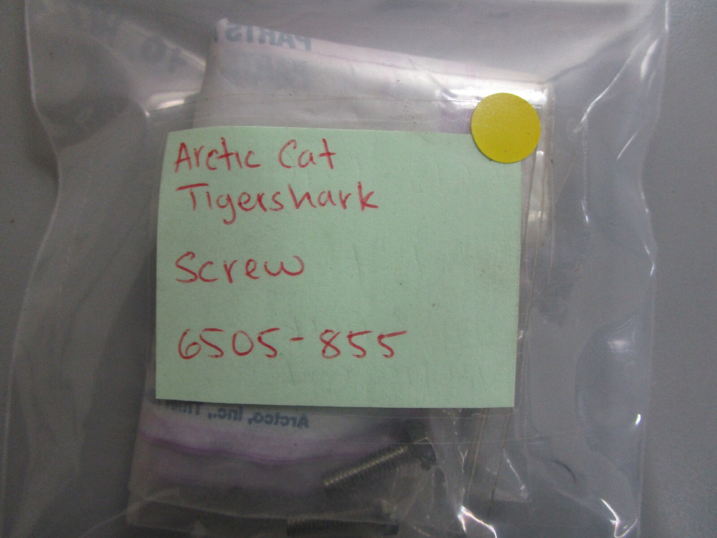 *NEW* (LOT OF 4) 0810 Arctic Cat Tigershark Screw 6505-855