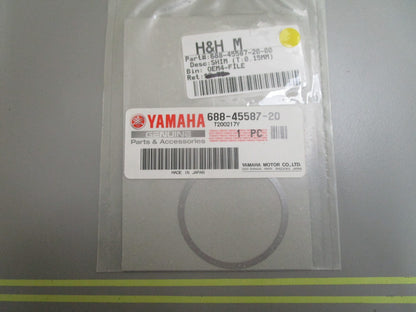 *NEW OEM* 0810 Yamaha (T:0.15MM) Shim 688-45587-20-00