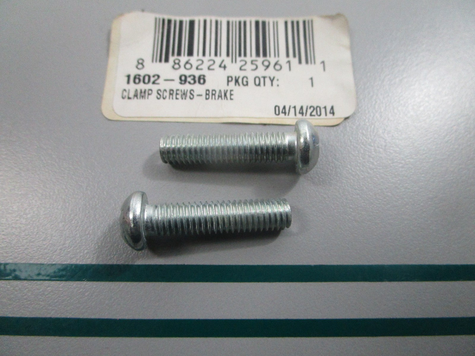 NEW OEM (LOT OF 2) 1602-936 Arctic Cat Brake Clamp Screw 0810