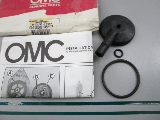 OMC Johnson Evinrude NEW OEM Fuel Pump Cap Kit 0433518 50HP 75HP 115HP NOS 0810