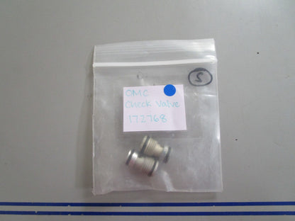 *NEW OEM* 0810 OMC Johnson Evinrude Check Valve 172768 0172768