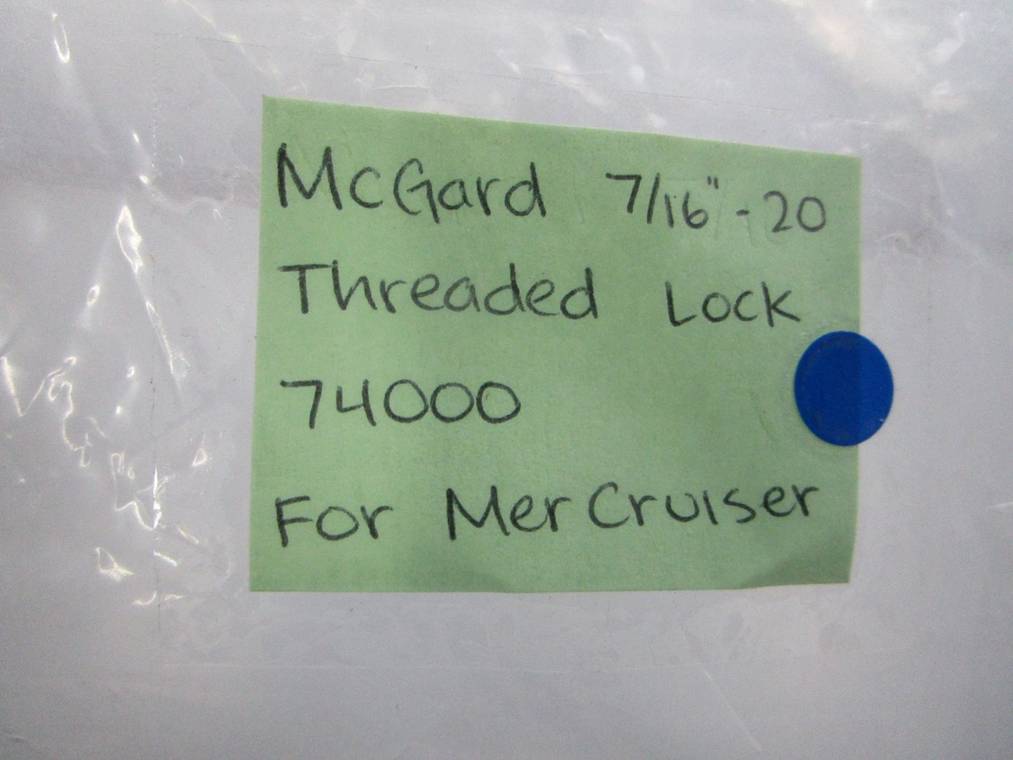 NEW 74000 For: Mercruiser McGard 7/16"-20 Threaded Lock 0810