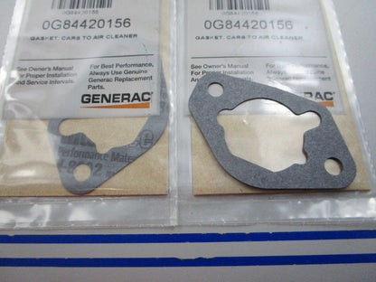 NEW OEM (LOT OF 2) 0G84420156 Generac Gasket 0810