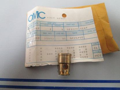NEW OEM 911620 0911620 OMC Johnson Evinrude Relief Valve Seat 0810