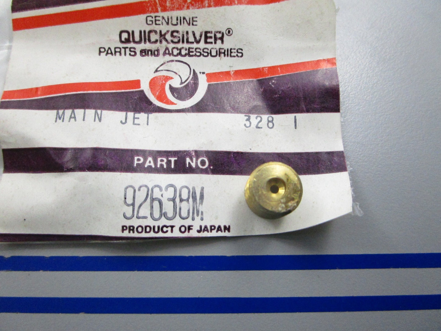NEW OEM 92638M Mercury Quicksilver #160 Main Jet 0810
