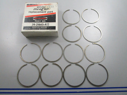 *NEW OEM* 0810 Mercury Quicksilver 12 Ring Set 39-21665A12