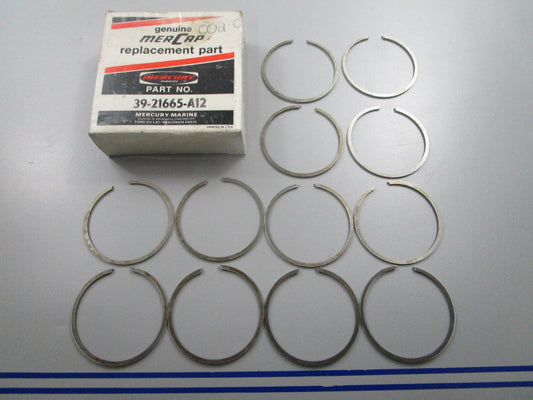 *NEW OEM* 0810 Mercury Quicksilver 12 Ring Set 39-21665A12