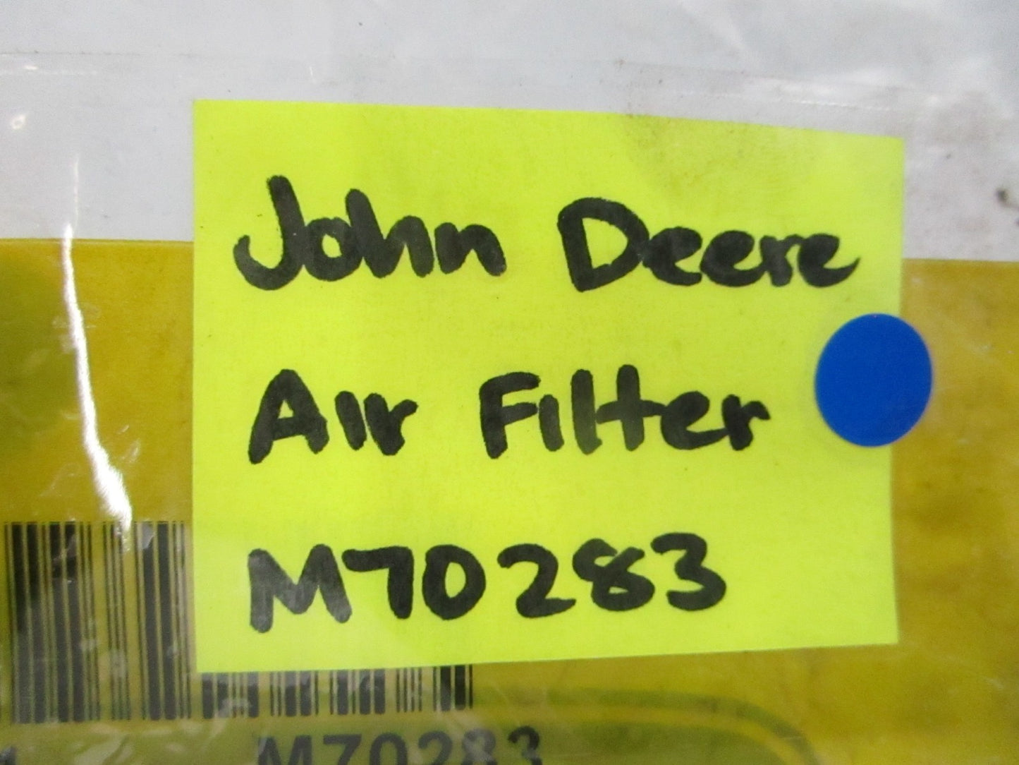 NEW OEM M70283 John Deere Air Filter 0810