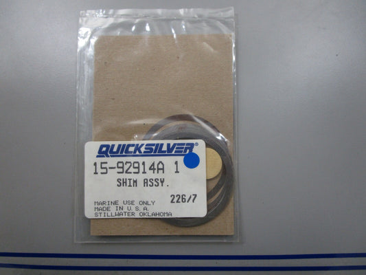 *NEW OEM* 0810 Mercury Quicksilver Shim Assembly 15-92914A1