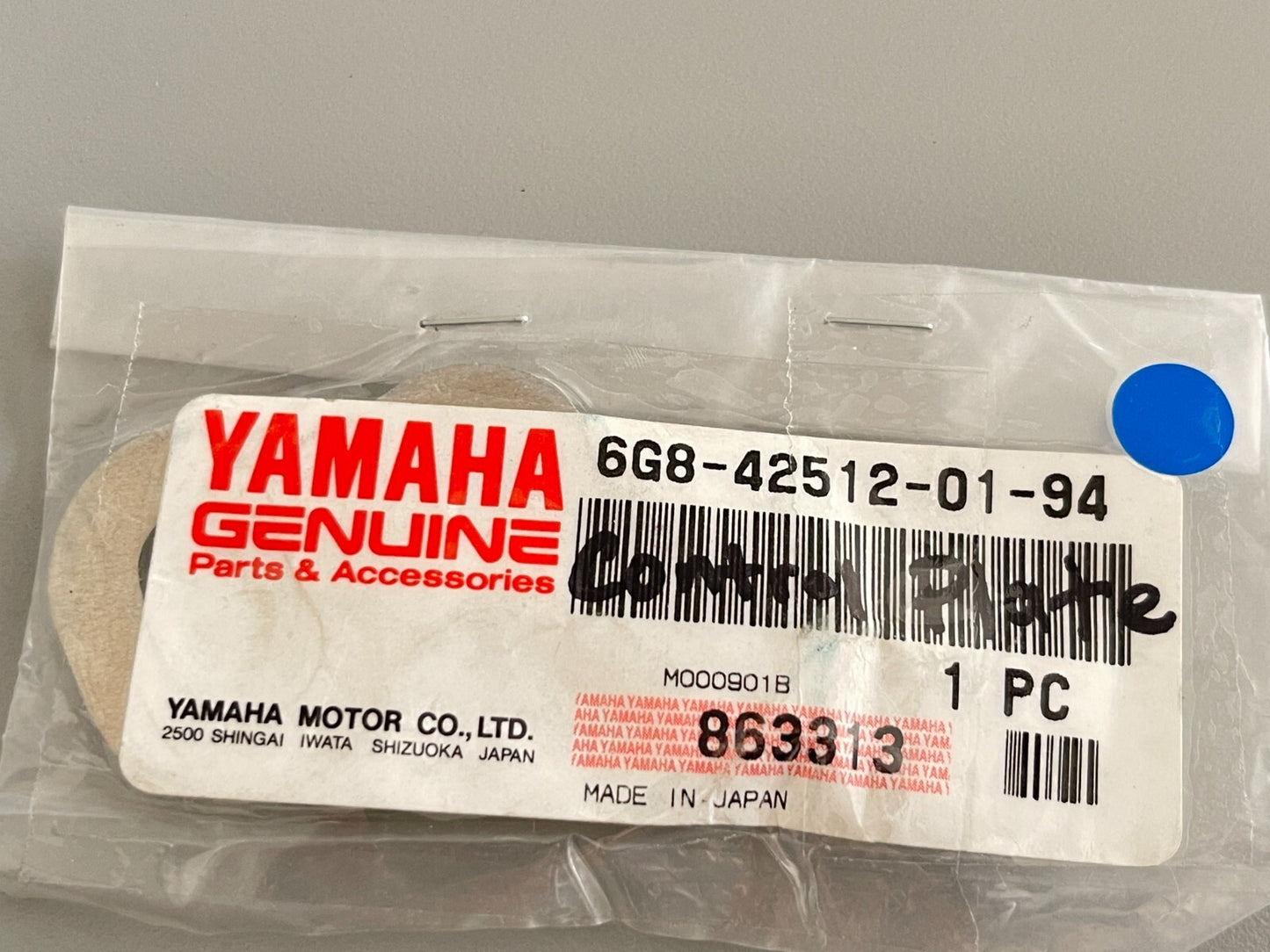*NEW OEM* 0810 Yamaha Control Plate 6G8-42512-01-94