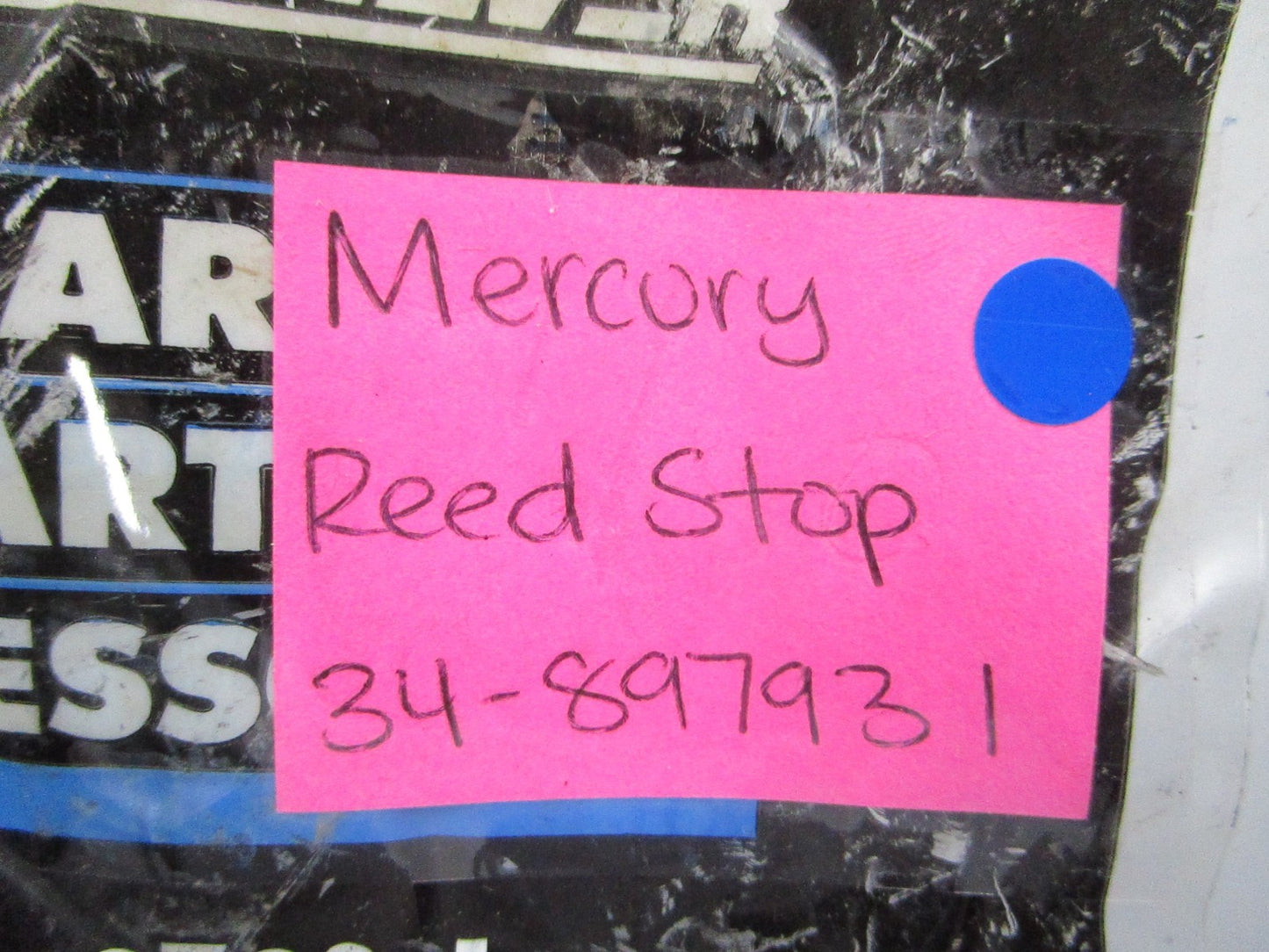 NEW OEM 34-897931 Mercury Quicksilver Reed Stop 0810