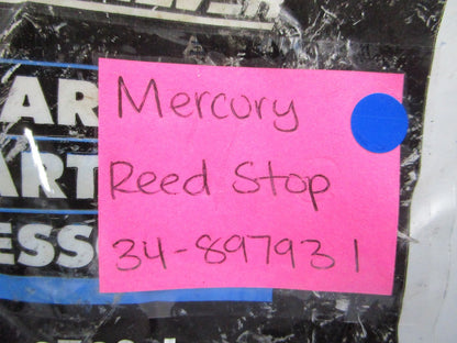 NEW OEM 34-897931 Mercury Quicksilver Reed Stop 0810